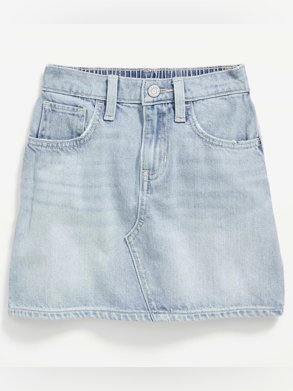 Old Navy | Light Wash Denim Skirt for Girls | Size M (8)